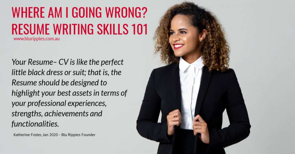 Blu Ripples Resume Writing Skills 101 Author Katherine Foster